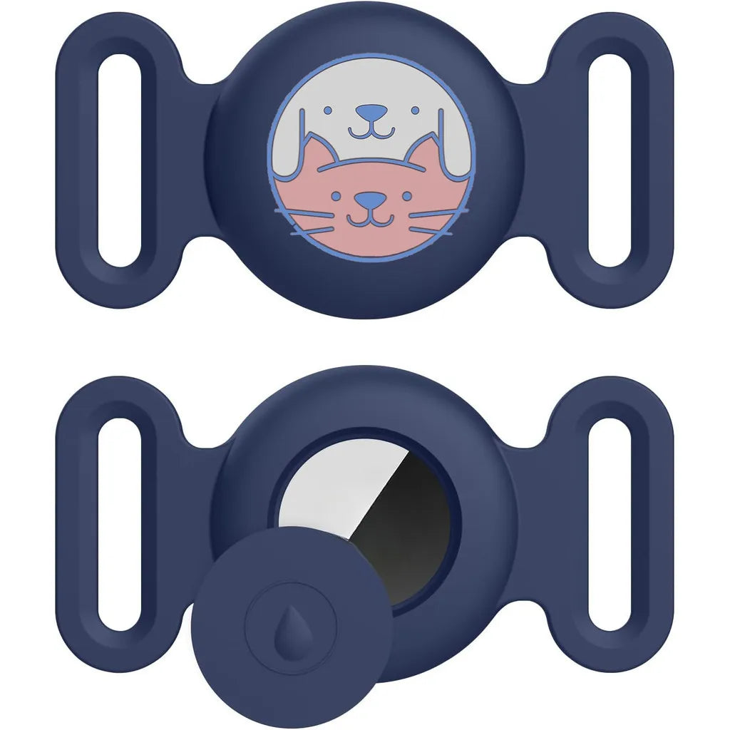 Silicone AirTag Dog Collar Holder – Full Protective Case for Pets