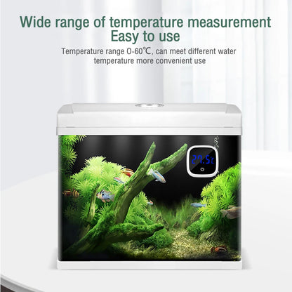 LED Digital Aquarium Thermometer – High-Precision Fish Tank Temperature Gauge