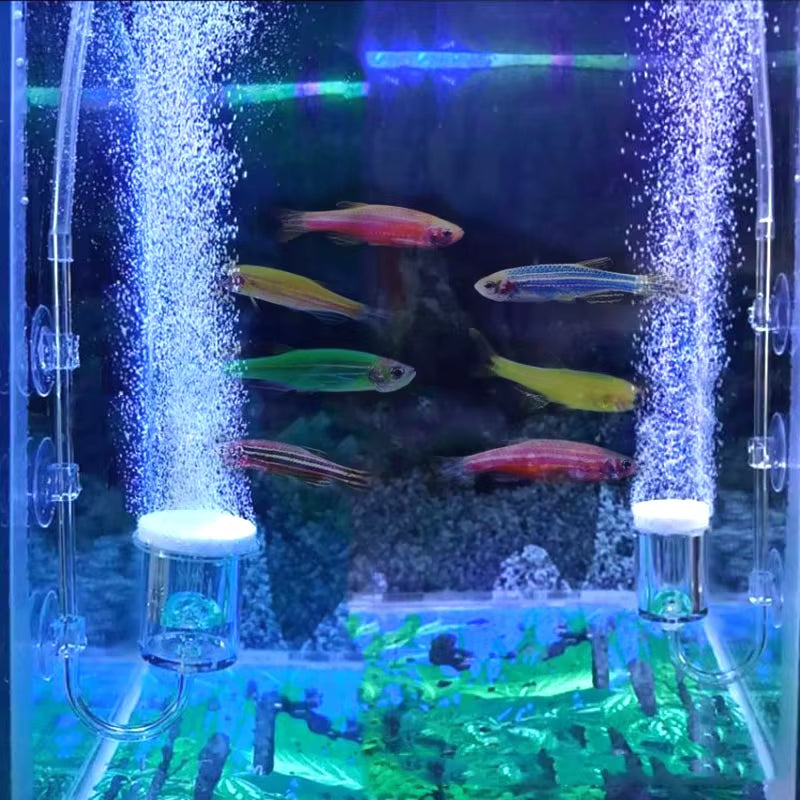 Acrylic Aquarium Air Stone – Nano Bubble Oxygen Pump for Fish Tanks