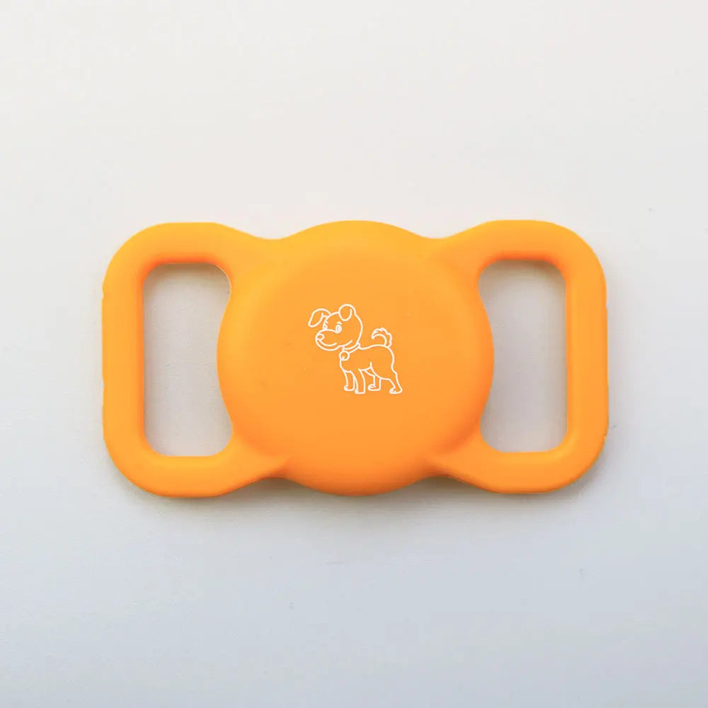 Silicone AirTag Dog Collar Holder – Full Protective Case for Pets
