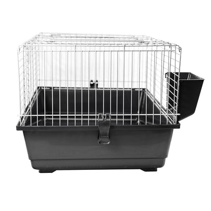 Single Level Indoor Rabbit Cage – Small Animal Hutch House for Rabbits & Guinea Pigs