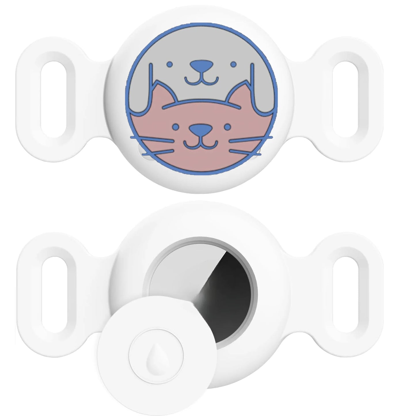 Silicone AirTag Dog Collar Holder – Full Protective Case for Pets