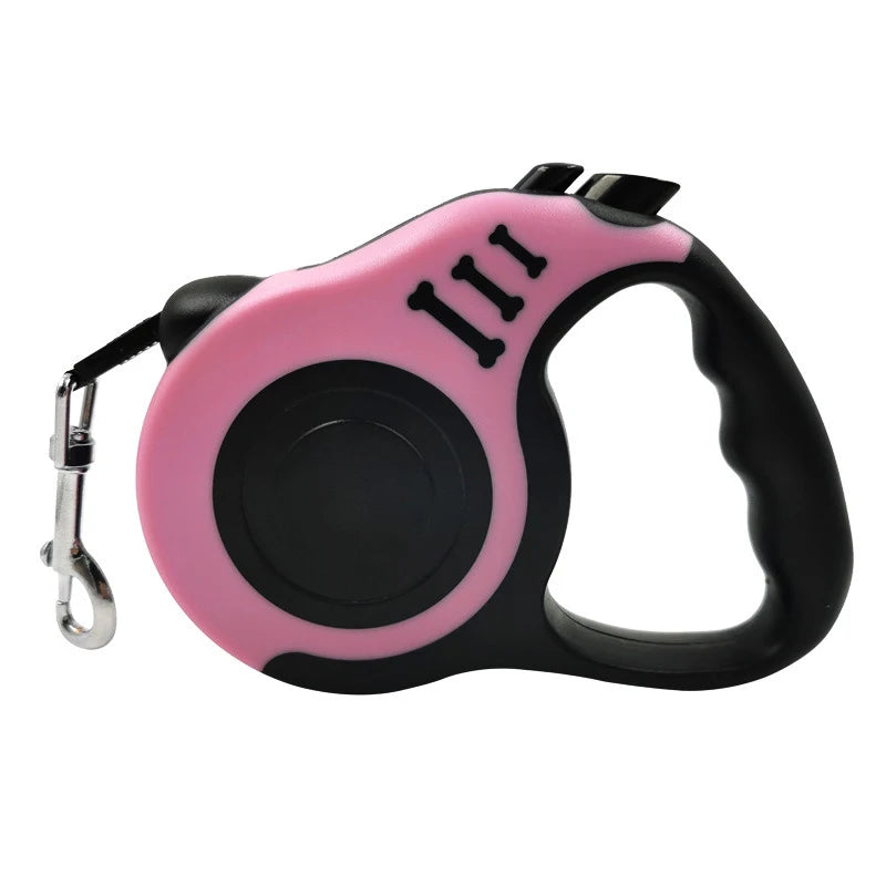 Retractable Dog & Cat Leash – 3M/5M Durable Nylon Lead for Small Dogs, Puppies & Cats