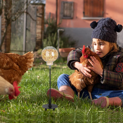 Interactive Chicken Peck Toy 2 Pack – Slow Feed Treat Release Toy for Hens & Poultry Enrichment