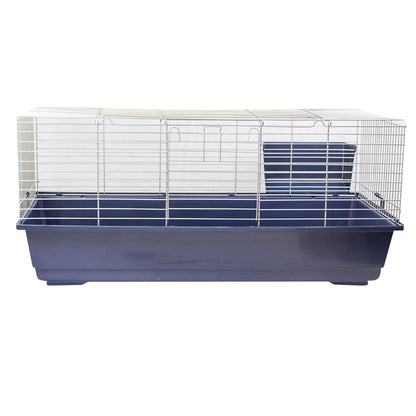 Single Level Indoor Rabbit Cage – Small Animal Hutch House for Rabbits & Guinea Pigs