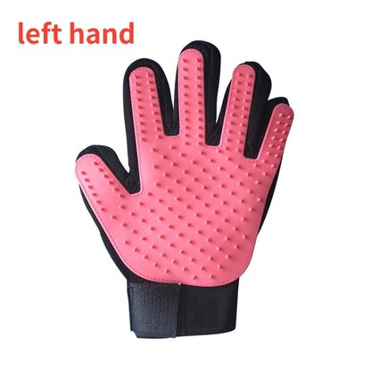 Pet Grooming Glove – Cat & Dog Hair Deshedding Massage Brush