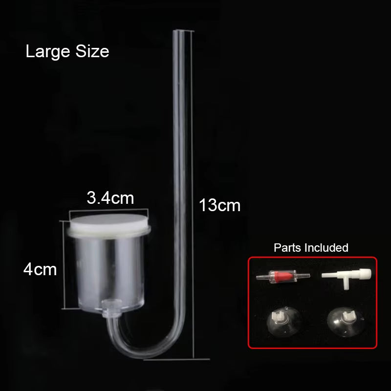 Acrylic Aquarium Air Stone – Nano Bubble Oxygen Pump for Fish Tanks