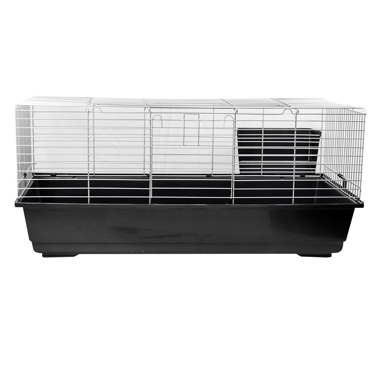 Single Level Indoor Rabbit Cage – Small Animal Hutch House for Rabbits & Guinea Pigs