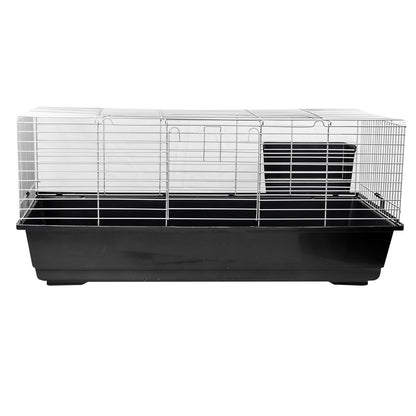 Single Level Indoor Rabbit Cage – Small Animal Hutch House for Rabbits & Guinea Pigs