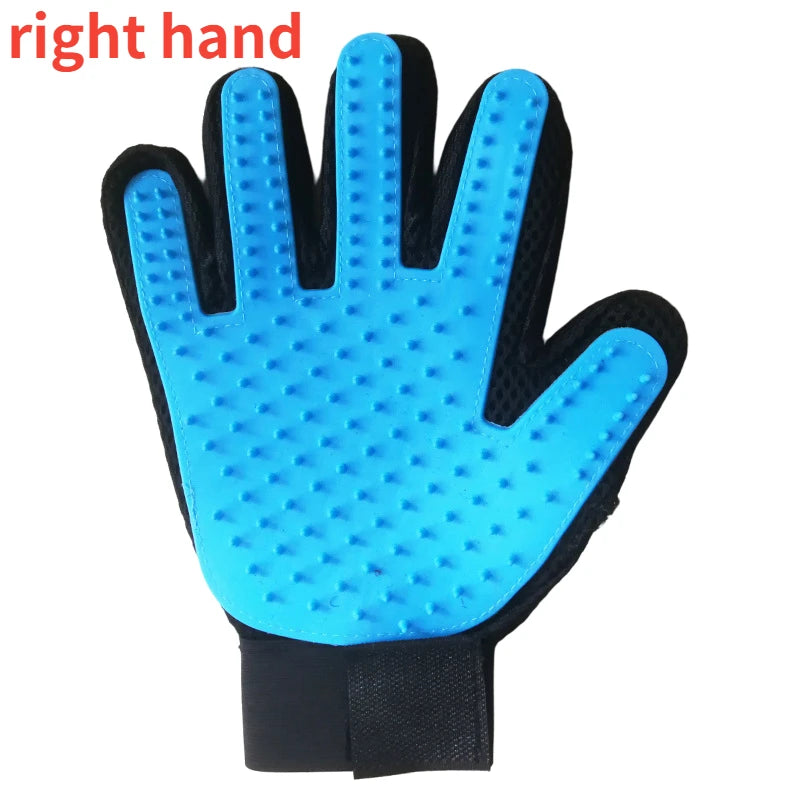 Pet Grooming Glove – Cat & Dog Hair Deshedding Massage Brush