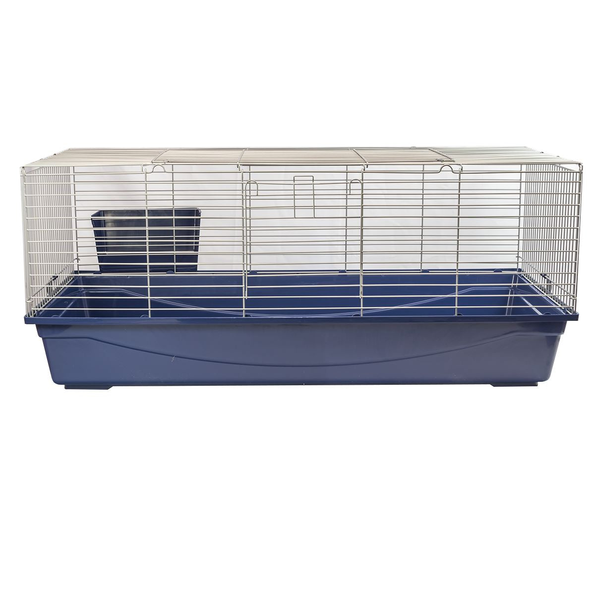 Single Level Indoor Rabbit Cage – Small Animal Hutch House for Rabbits & Guinea Pigs