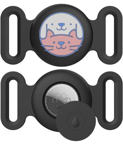 Silicone AirTag Dog Collar Holder – Full Protective Case for Pets