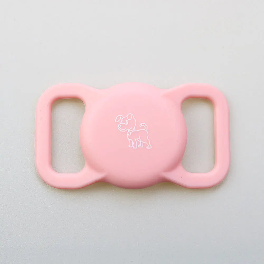 Silicone AirTag Dog Collar Holder – Full Protective Case for Pets