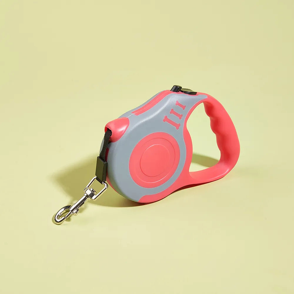 Retractable Dog & Cat Leash – 3M/5M Durable Nylon Lead for Small Dogs, Puppies & Cats