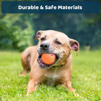 Smart Interactive Pet Ball – Rechargeable LED Automatic Bounce Toy for Dogs & Cats