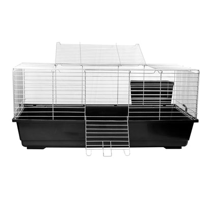 Single Level Indoor Rabbit Cage – Small Animal Hutch House for Rabbits & Guinea Pigs