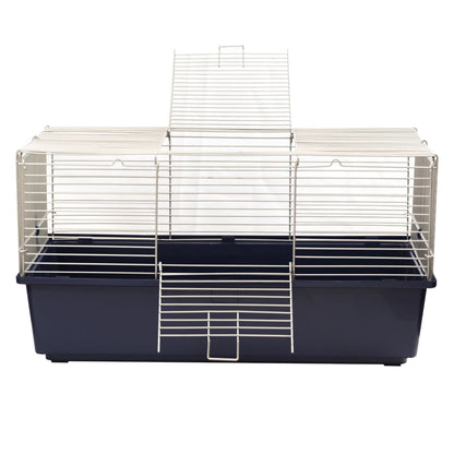 Single Level Indoor Rabbit Cage – Small Animal Hutch House for Rabbits & Guinea Pigs