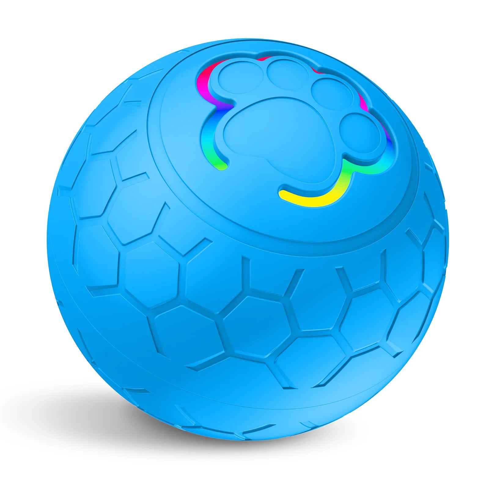 Smart Interactive Pet Ball – Rechargeable LED Automatic Bounce Toy for Dogs & Cats