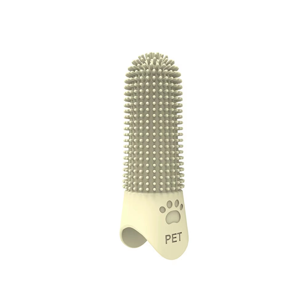 Silicone Pet Finger Toothbrush – Teeth Cleaning Brush for Dogs & Cats