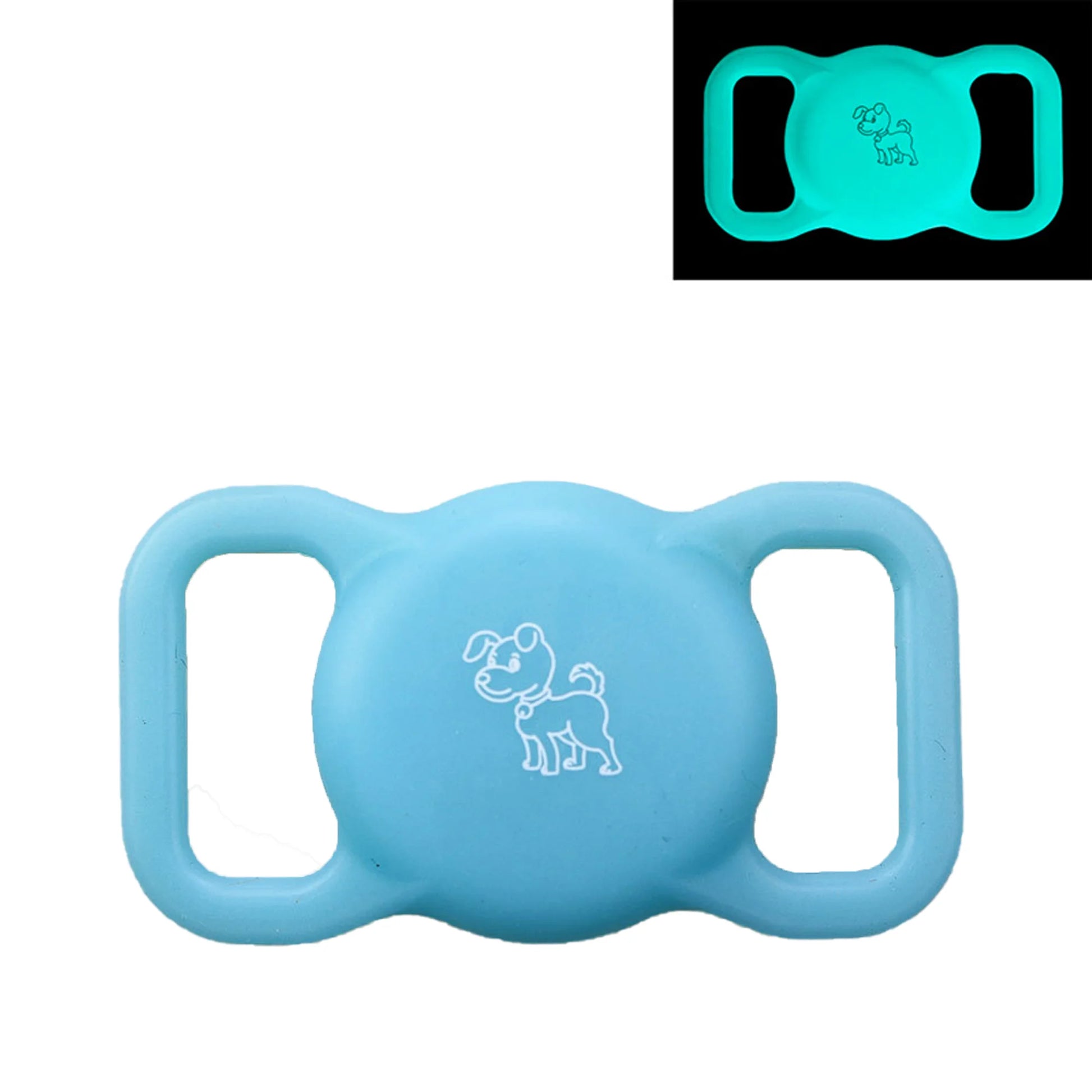 Silicone AirTag Dog Collar Holder – Full Protective Case for Pets