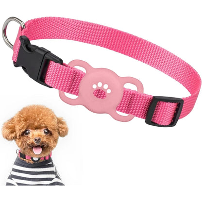 Silicone AirTag Dog Collar Holder – Full Protective Case for Pets