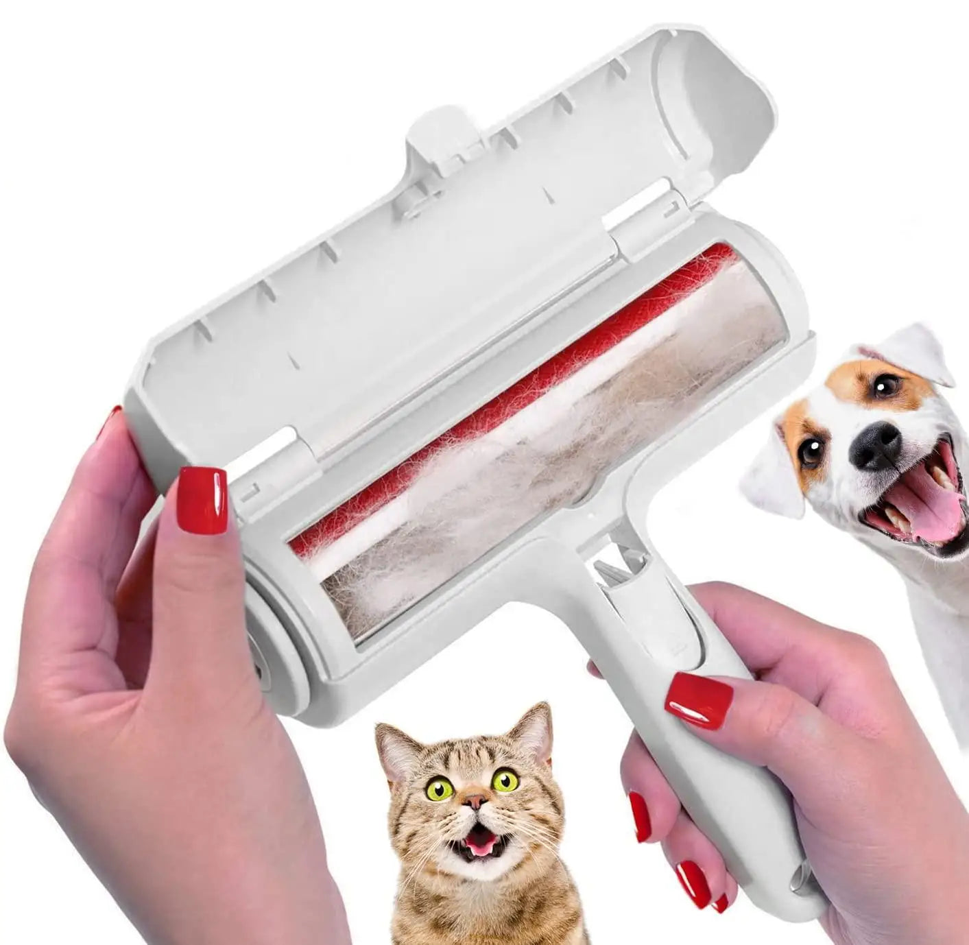 Pet Hair Remover Roller – Self-Cleaning Fur Remover for Dogs & Cats