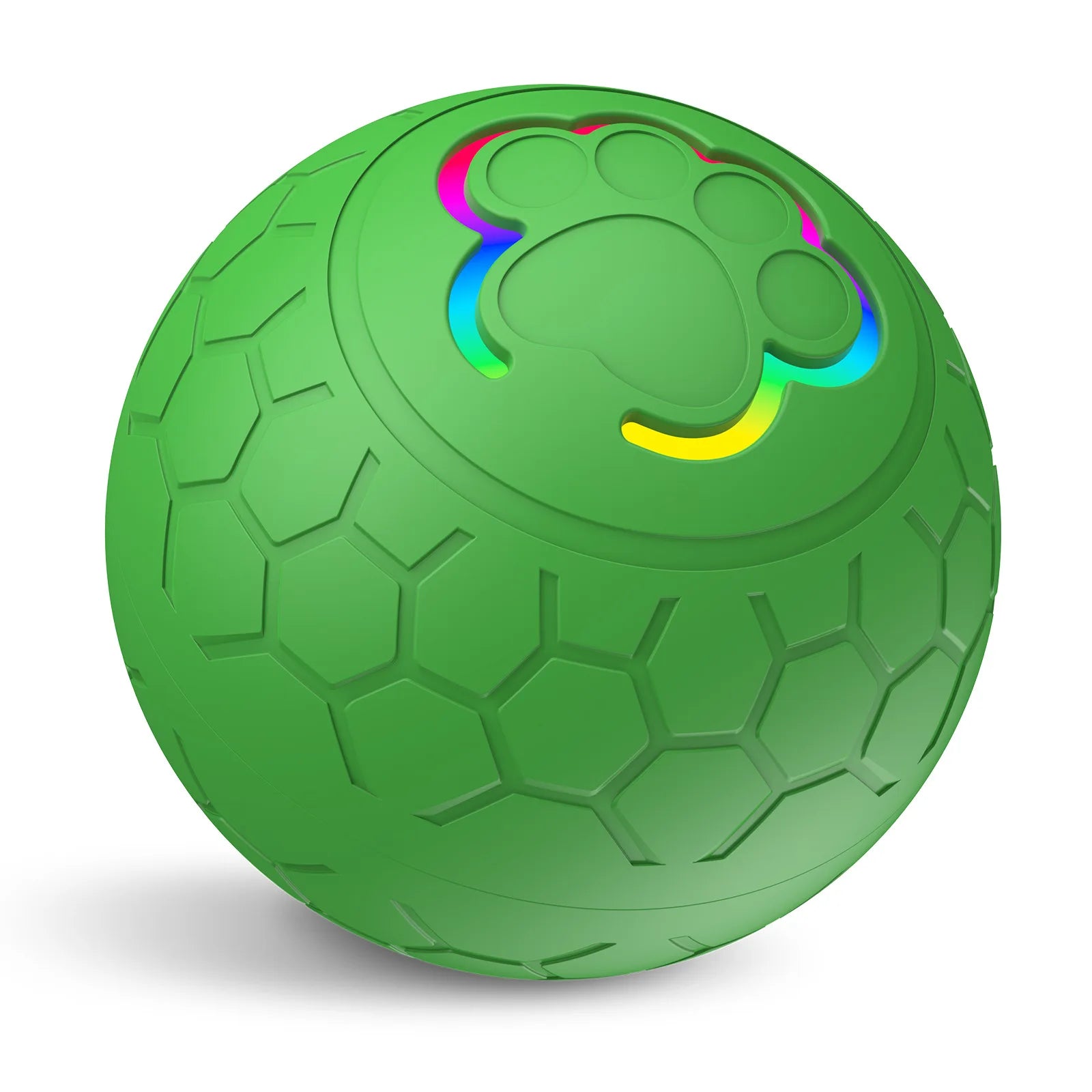 Smart Interactive Pet Ball – Rechargeable LED Automatic Bounce Toy for Dogs & Cats