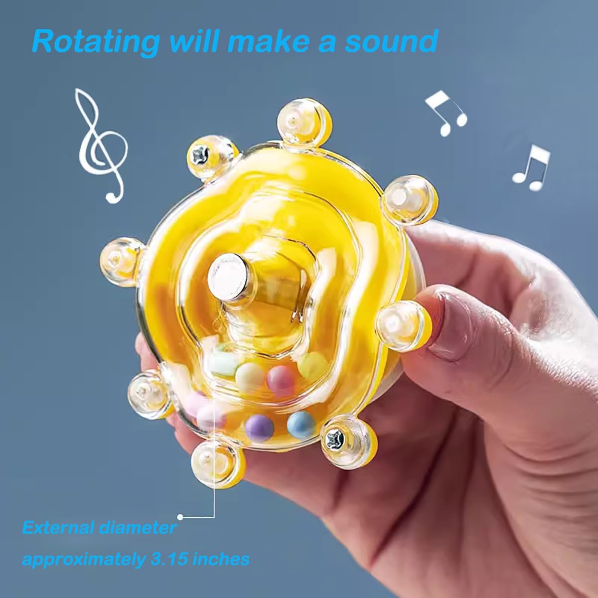 Windmill Roller Parrot Toy – Interactive Spinning Bird Toy for Conures, Cockatiels, Budgies & Lovebirds