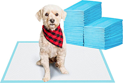 Super Absorbent Puppy Training Pads 100 Pack – Leak-Free Dog Pee Pads 22” x 23”