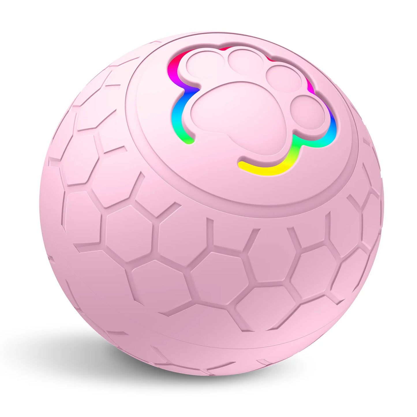 Smart Interactive Pet Ball – Rechargeable LED Automatic Bounce Toy for Dogs & Cats