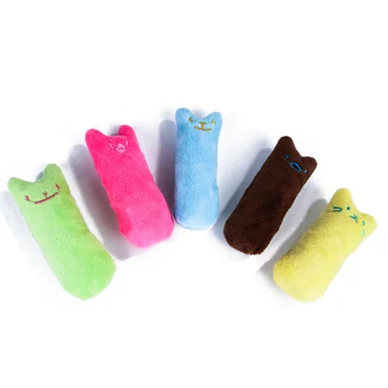 Interactive Catnip Plush Cat Toy – Funny Chewing & Teeth Grinding Toy for Cats