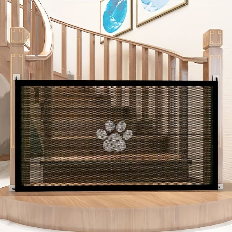 Portable Mesh Pet Safety Gate – Easy No-Drill Barrier for Dogs & Cats