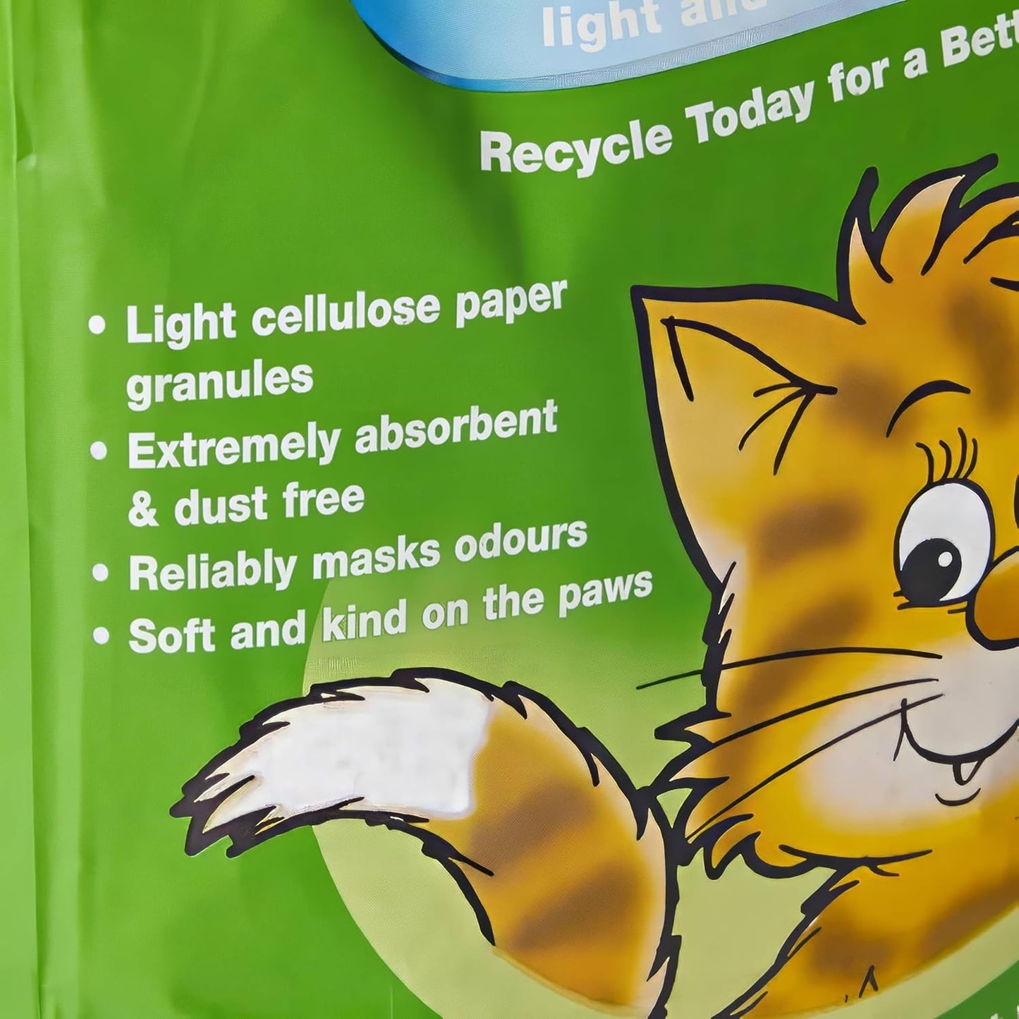 Lightweight & Hygienic Recycled Paper Cat Litter Granules – 12L