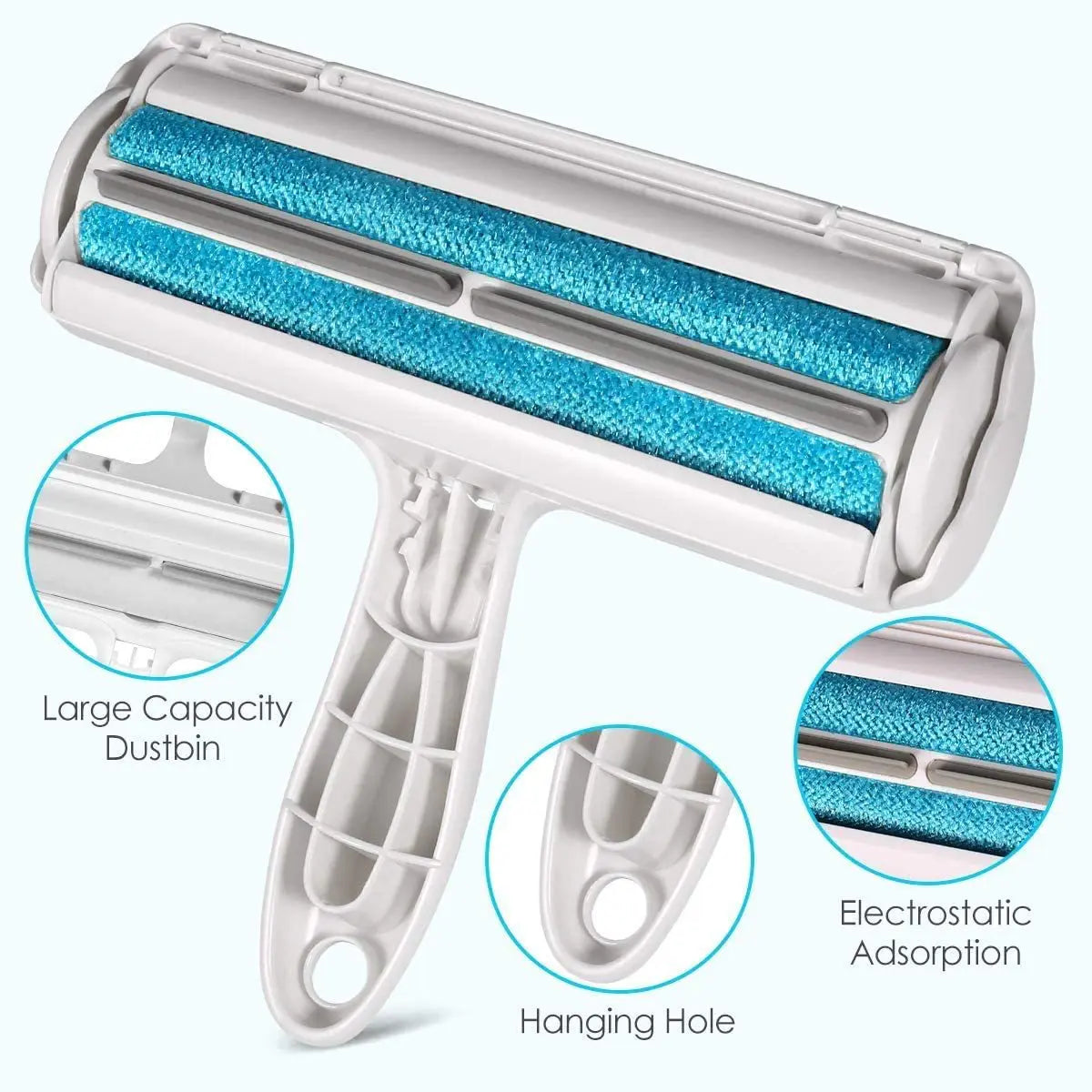 Pet Hair Remover Roller – Self-Cleaning Fur Remover for Dogs & Cats