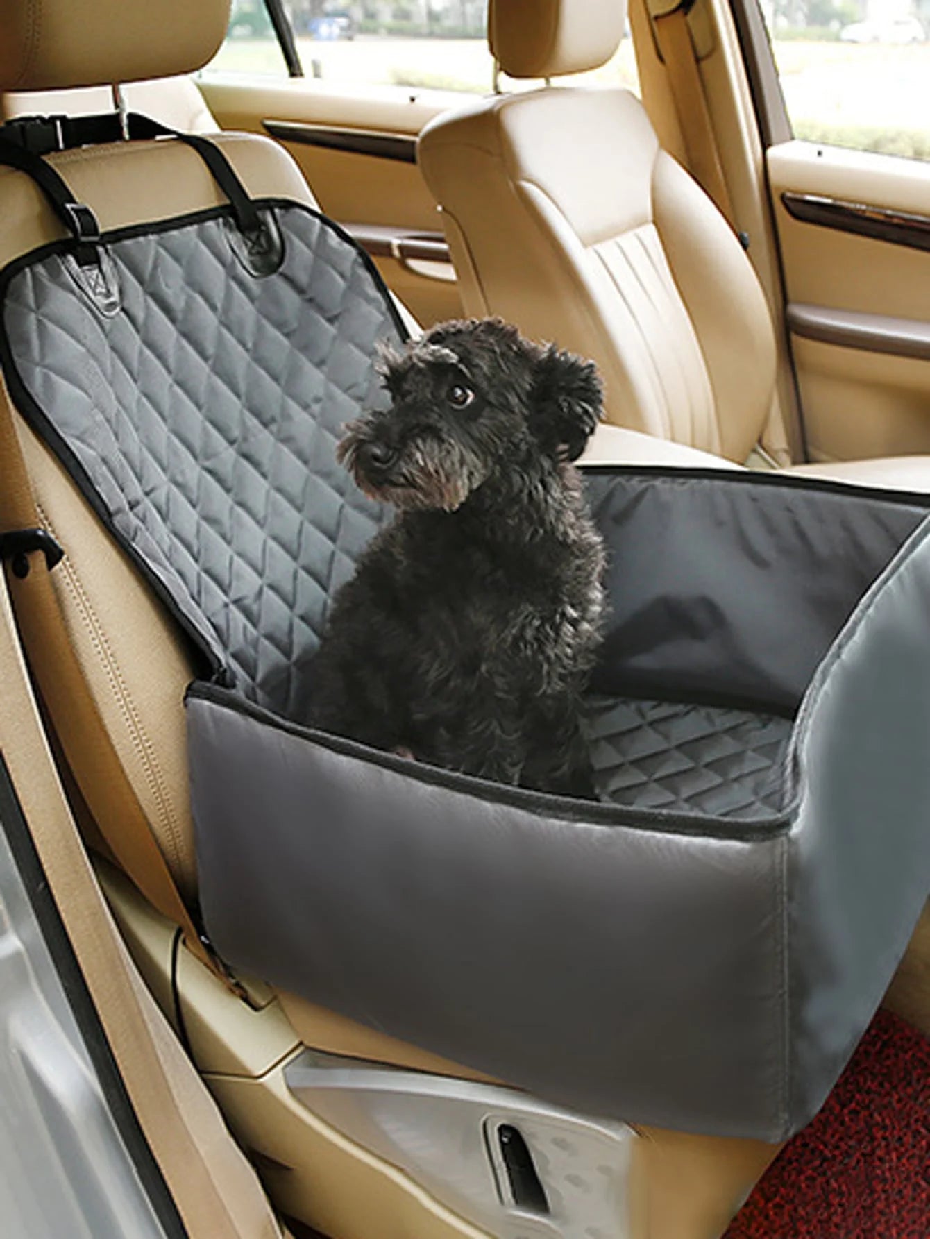 Multi-Functional Pet Car Seat Cover – Scratch & Dirt Resistant Travel Protector for Dogs & Cats