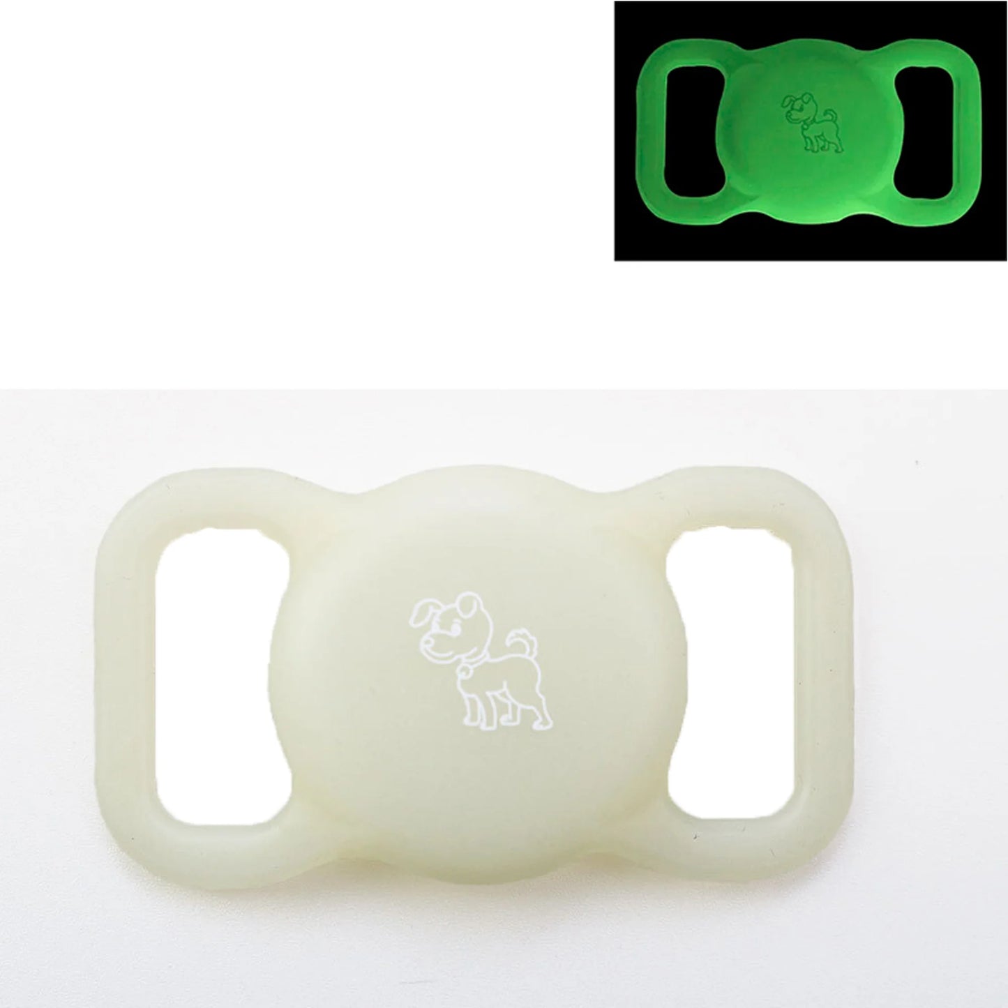 Silicone AirTag Dog Collar Holder – Full Protective Case for Pets