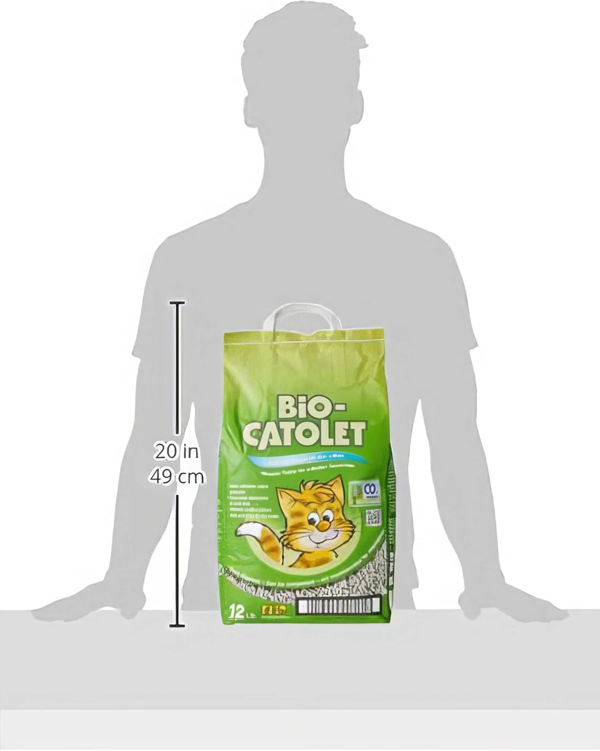 Lightweight & Hygienic Recycled Paper Cat Litter Granules – 12L