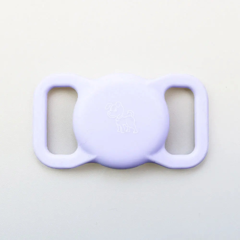 Silicone AirTag Dog Collar Holder – Full Protective Case for Pets
