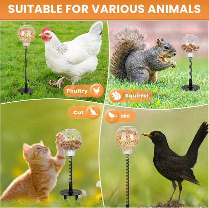 Interactive Chicken Peck Toy 2 Pack – Slow Feed Treat Release Toy for Hens & Poultry Enrichment