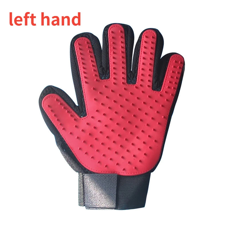 Pet Grooming Glove – Cat & Dog Hair Deshedding Massage Brush