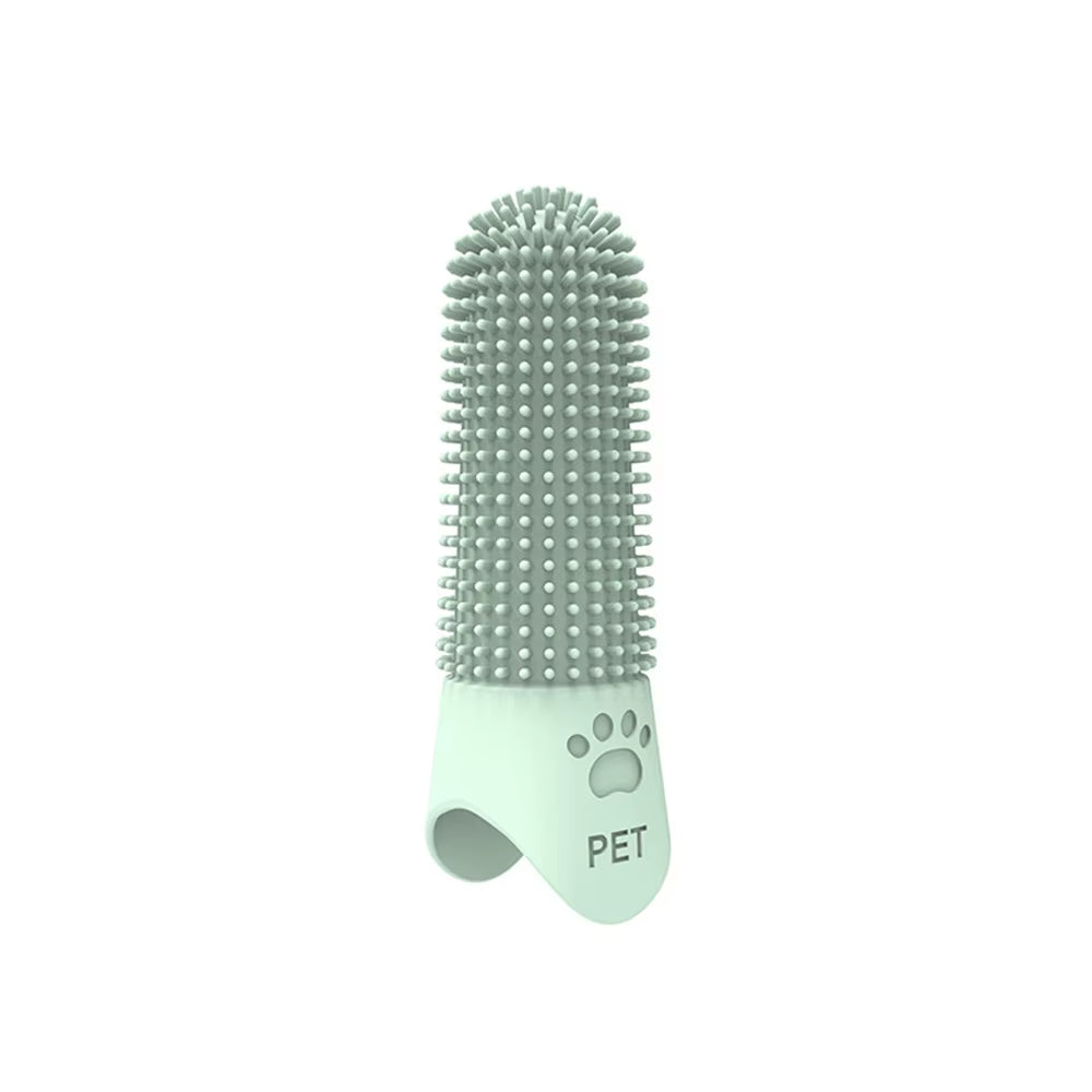 Silicone Pet Finger Toothbrush – Teeth Cleaning Brush for Dogs & Cats