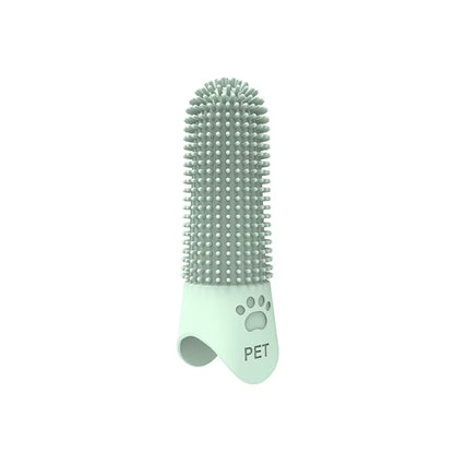 Silicone Pet Finger Toothbrush – Teeth Cleaning Brush for Dogs & Cats
