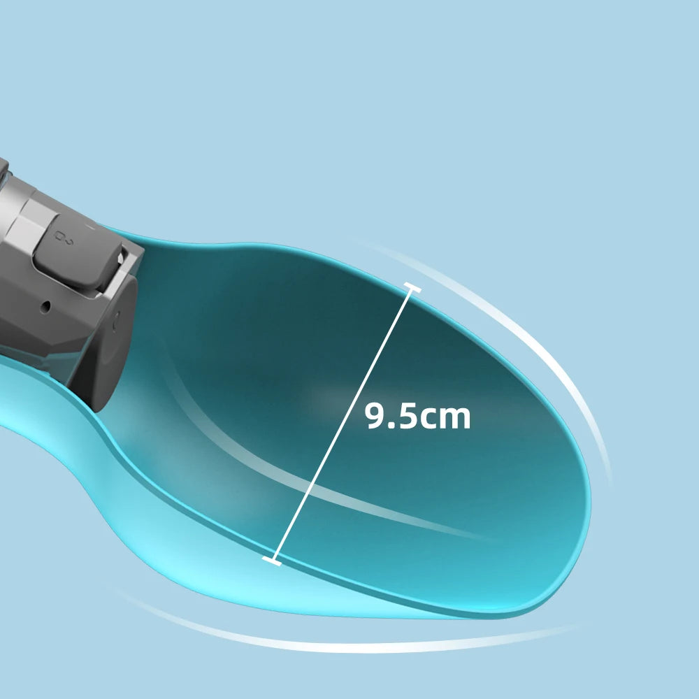 800ML Portable Dog Water Bottle – Travel Drinking Bowl for Dogs & Cats