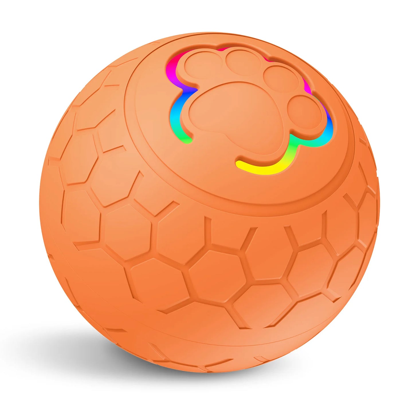 Smart Interactive Pet Ball – Rechargeable LED Automatic Bounce Toy for Dogs & Cats