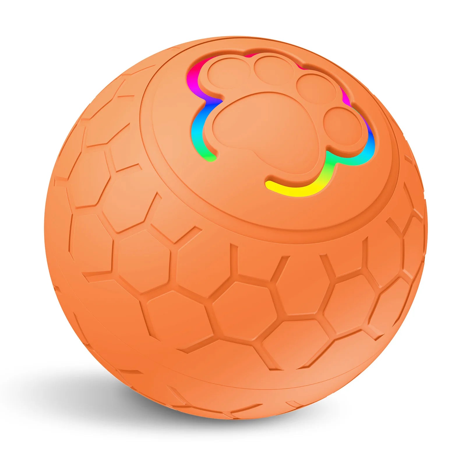 Smart Interactive Pet Ball – Rechargeable LED Automatic Bounce Toy for Dogs & Cats