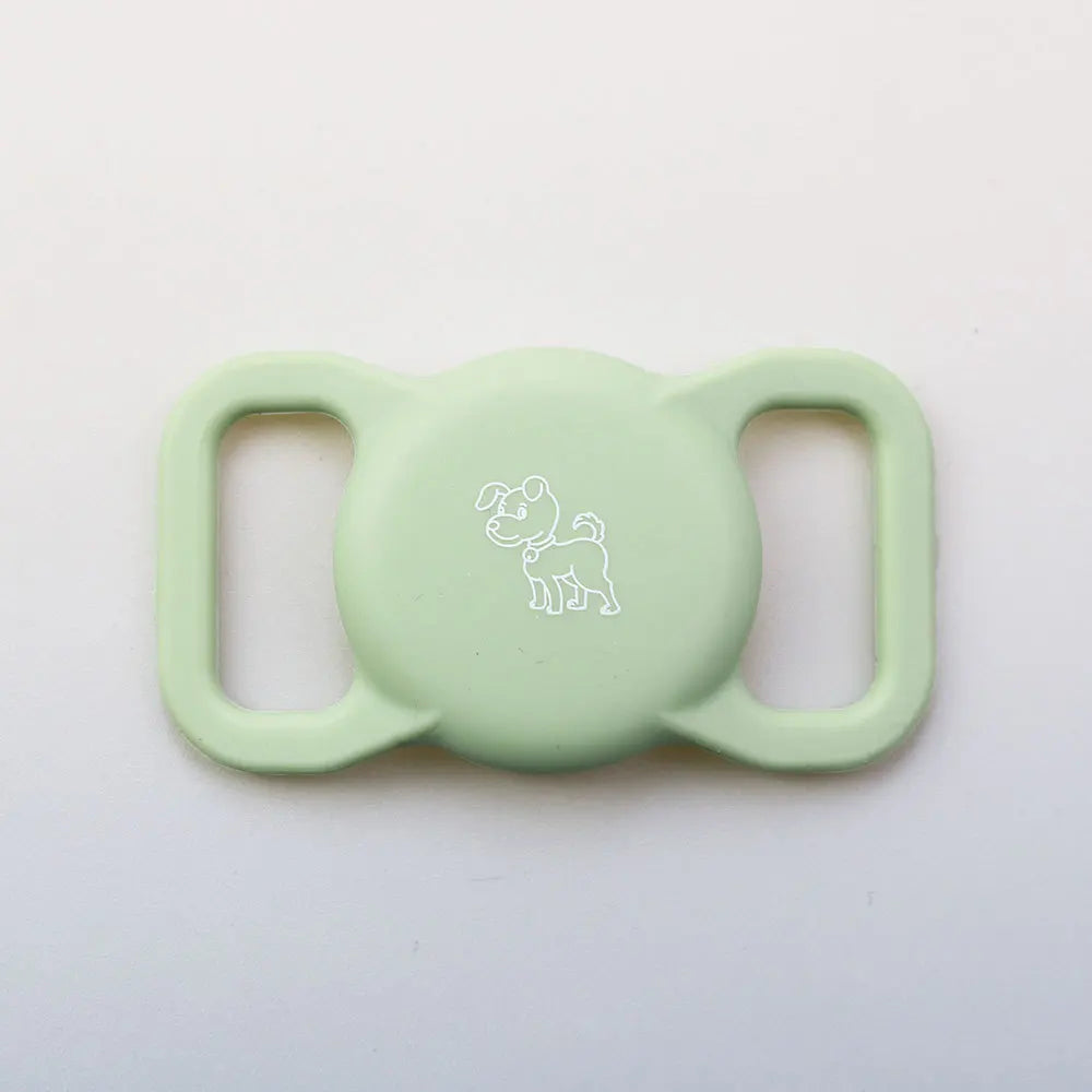 Silicone AirTag Dog Collar Holder – Full Protective Case for Pets