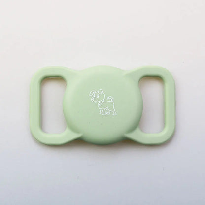 Silicone AirTag Dog Collar Holder – Full Protective Case for Pets