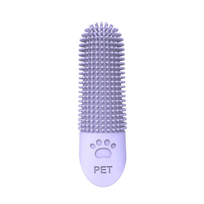 Silicone Pet Finger Toothbrush – Teeth Cleaning Brush for Dogs & Cats