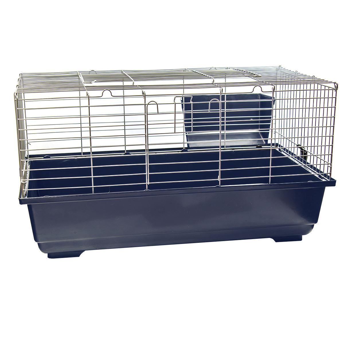 Single Level Indoor Rabbit Cage – Small Animal Hutch House for Rabbits & Guinea Pigs