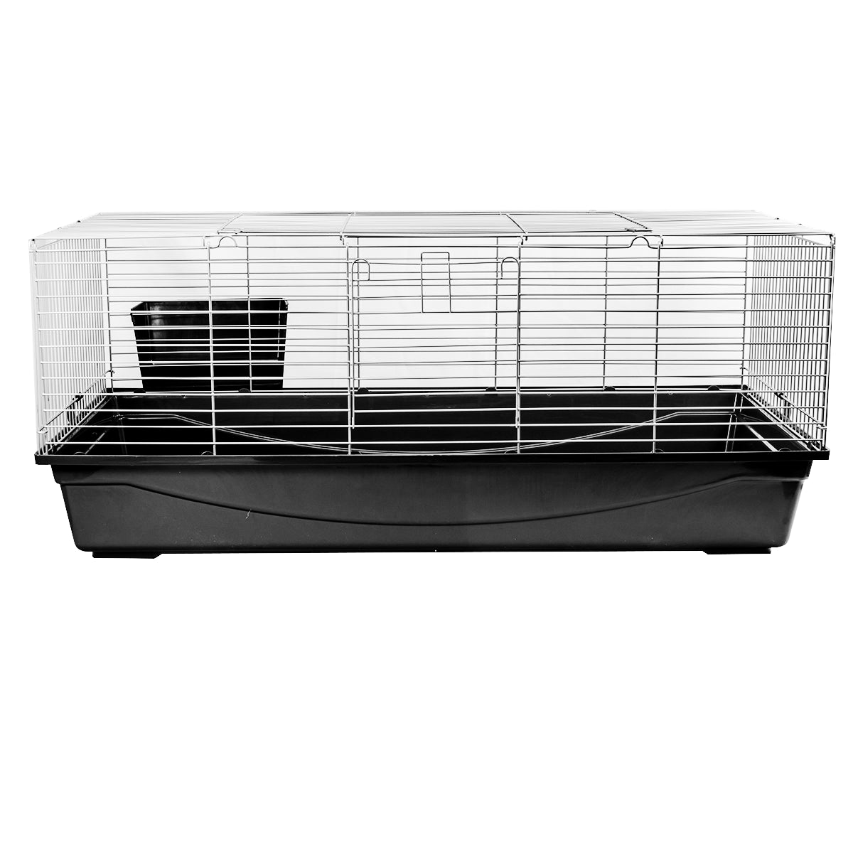 Single Level Indoor Rabbit Cage – Small Animal Hutch House for Rabbits & Guinea Pigs